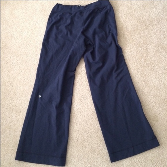 Lululemon drawstring pants sz 10 - black - Picture 3 of 5